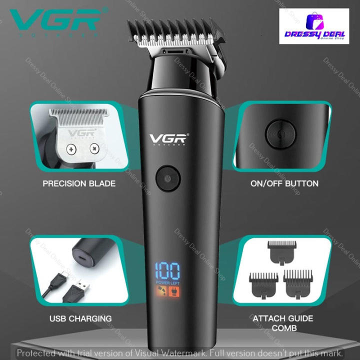 VGR%20V-937%20Cord%20and%20Cordless%20Multifunction%20Trimmer%20and%20Hair%20Clipper%20with%20Metal%20Body%20Type%20C%20Fast%20Charing%20and%20Digital%20display%20-%20Image%204