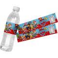 24pcs Paw Patrol Theme Water Bottle Stickers Labels Baptism Baby Shower Birthday Decor Supplies Dogs Party Water Bottle Wrappers. 