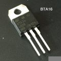 A Class TRIAC BTA16-600B BTA16 16A 600V Thysitor Isolated Bidirectional SCR Transistor THT Package TO-220 Transistors. 