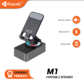 KISONLI Speaker Bluetooth M-1 Phone Holder 360° Foldable Mobile RGB lights. 