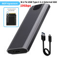 Nvme Ssd M2 Case Nvme/sata Dual Protocol M.2 To Usb Type C 3.1 10gbps Ssd Adapter For Nvme Ngff Sata Hard Drive Enclosure.