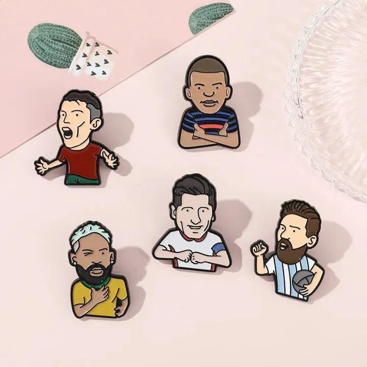 Soccer%20Star%20Enamel%20Pin%20Cartoon%20Player%20Jersey%20Brooch%20Custom%20Bag%20Lapel%20Badge%20Athlete%20Jewelry%20Gift%20for%20Fans%20Friends%20-%20Image%204