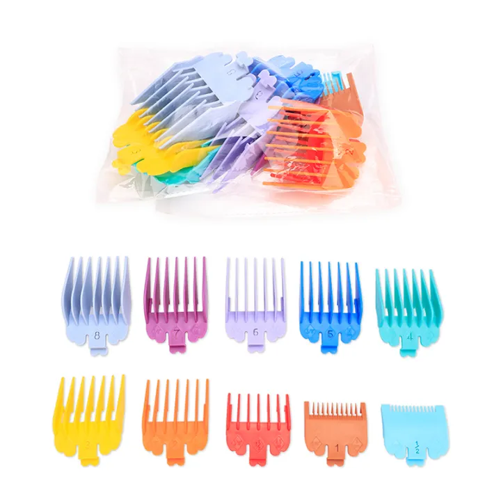 10%20pieces%20Of%20Hair%20Clipper%20Limit%20Comb%20WAHL%20Guide%20Limit%20CombTrimmer%20Cover%20Accessories%20General%20Professional%203-25mm%20Hair%20Trimmer%20Color%20-%20Image%205