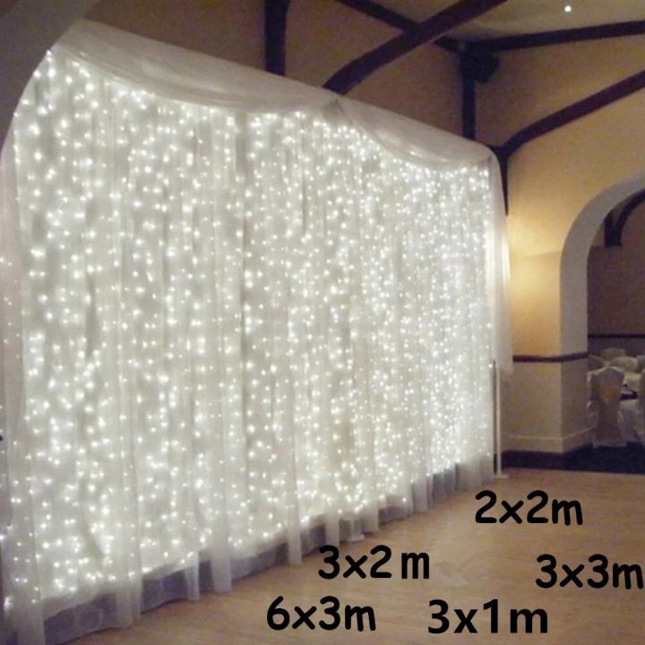 3x1/3x3/6x3m%20LED%20Icicle%20String%20Lights%20Christmas%20Fairy%20Lights%20Garland%20Outdoor%20Home%20For%20Wedding/Party/Curtain/Garden%20Decoration--6Mx3M--White%20-%20Image%203
