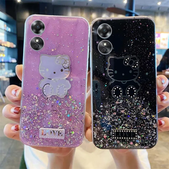Phone%20Case%20For%20OPPO%20A17%20Back%20Cover%20Shiny%20Ring%20Case%20Glitter%20Soft%20Transparent%20Hello%20Kitty%20Cases%20for%20OPPO%20A17%20Back%20Cover%20Stars%20Moon%20Girls%20-%20Image%205