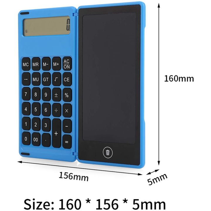 Calculator%20Notepad%206%20Inch%20LCD%20Writing%20Tablet%20Digital%20Drawing%20Pad%20with%20Stylus%20Pen%20Erase%20Button%20Lock%20Function%20Black%20-%20Image%202