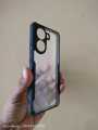 Xundd  poco x7 pro 5g /poco Turbo 4 5G Transparent Black Back  cover. 