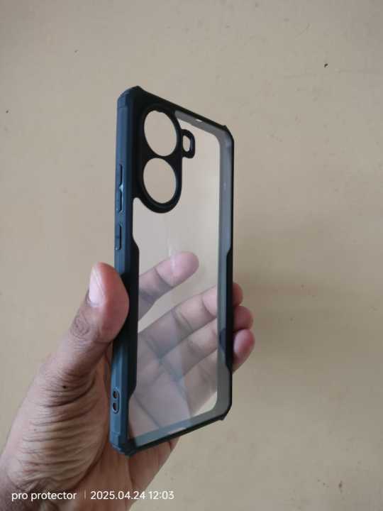 Xundd%20%20poco%20x7%20pro%205g%20/poco%20Turbo%204%205G%20Transparent%20Black%20Back%20%20cover%20-%20Image%204