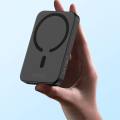 Baseus Magsafe 10000mAh Magnetic Wireless Fast Charge Power Bank for iPhone 15/14/13/12 Series, Black.