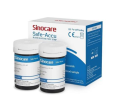 Sinocare Safe Accu Test Strips, Blood Glucose Sugar Test 25+25 = 50 Pcs. 