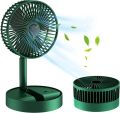 Rechargeable Portable Folding Fan Mini Desktop Air Fan 3 In 1 Camping Portable Battery Fan 3 Speeds, Camping, Outdoor and Office, 6.5-Inch Small Desktop Fan High B-attery Life By Exotic Wholesale Mart. 