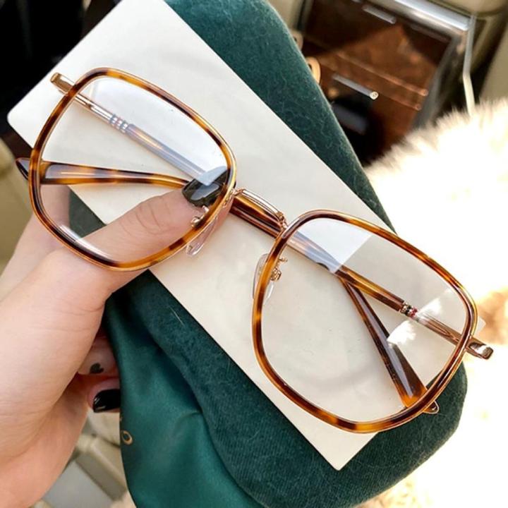 Anti-blue Light Retro Women Girls Transparent Blue Blocking Frame