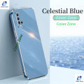 For Symphony Z35 Luxury 6D Plating Soft Casing Silicone Square Frame Phone Case Back Cover - Phone Back Cover - Camera. 