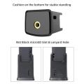Handheld Gimbal Camera Charging Base Plastic Standard 1/4 Screw Hole Mount for DJI POCKET 2/OSMO POCKET.
