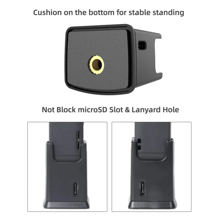 Handheld%20Gimbal%20Camera%20Charging%20Base%20Plastic%20Standard%201/4%20Screw%20Hole%20Mount%20for%20DJI%20POCKET%202/OSMO%20POCKET%20-%20Image%206