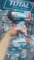 TOTAL Cordless impact wrench Li-ion 20V / 4Ah / 500Nm. 