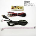 【Free Returns】 DIY Arcade usb zero Encoder PC to Joystick Arcade Rocker Circuit Board Control Module for PS2 PS3 with Cable Push Button. 