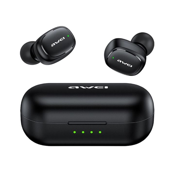 Awei T13 Pro Fone Bluetooth Earphones Wireless Earbuds Bass In-Ear TWS Headphone With Mic HiFi Stereo Gaming Headset Earphone