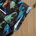 2021 Summer Kids Baby Boy Beach Shorts 0-4Y Toddler Dinosaur/Leaf/Tortoise Print Drawstring Shorts Bottom Holiday Beach Swimwear. 