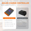 PowMr 2024 New 100% Mppt 60A Solar Charge Controller 12v-48v Auto 160vdc lcd fan Support Parallel Up to 12 Units Support Lead Acid Lithium Battery Temperature Compensation HHJ60-PRO. 