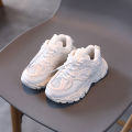 White Chunky Sneakers Children Platform Sport Shoes Girls 2022 Height Increase Shoes Boys Black Khaki Wedge Heels Sneaker F06174. 