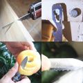 Multi-functional color wood stainless steel claw hammer safety tool hammer. 