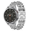 [autismaut] Suitable for Samsung Watch Stainless Steel Metal Strap Denim Chain Galaxy Watch 3/4/5/6 43/47mm. 