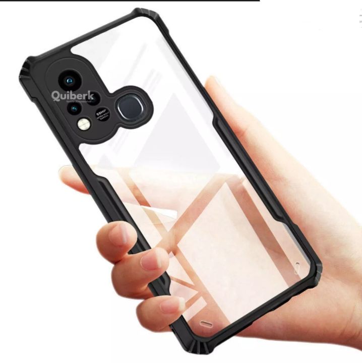 Back%20Case%20Cover%20for%20Infinix%20Hot%2011s%20(Shockproof%20with%20Polycarbonate%20Clear%20Panel%20%7C%20Professional%20Black)%20Wirless%20Case%20-%20Image%207