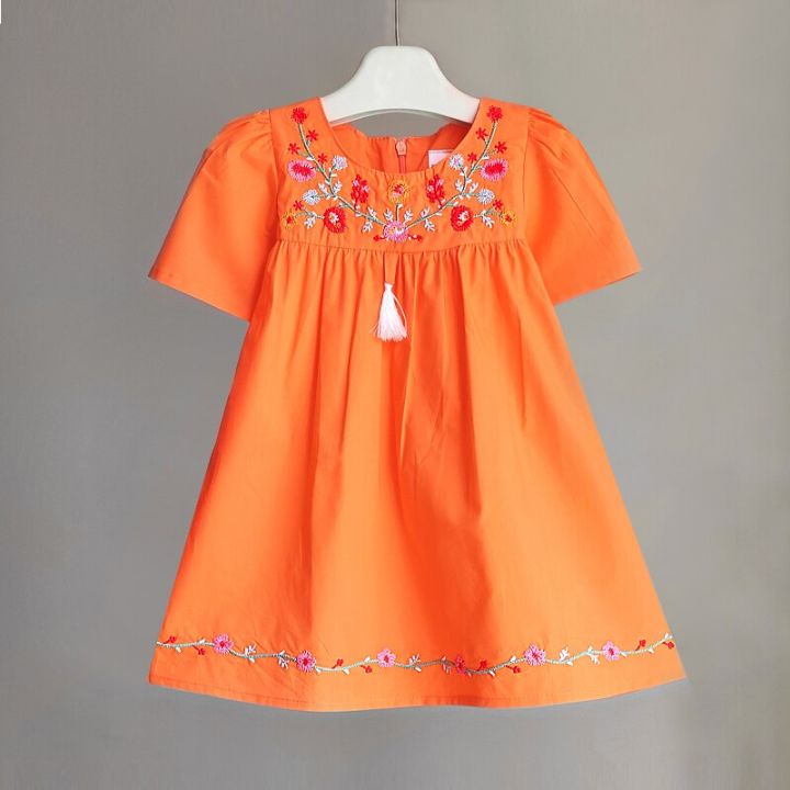 Baby%20Girls%20Dresses%20Kids%20Embroidered%20Cotton%20Summer%20Party%20Dress%20For%20Girl%20Children%20Costume%20Blue%20Cute%20Dress%20Clothes%202-6%20Yrs%20Clothing%20-%20Image%202