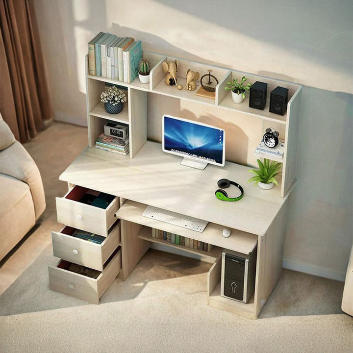 Modern Study Desk / Reading Table made of Premium High Quality Particle MDF Laminated Board - Home Office Desk