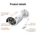H.265 4MP Security IP Camera POE ONVIF Outdoor proof IP66 P2P Video Camera. 