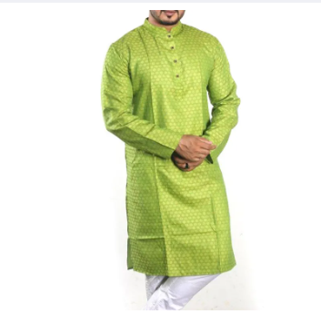 Stylish Semi Long Cotton Panjabi for Men - Comfortable to Wear in All Seasons and Occasions