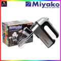 Miyako Egg Beater & Hand Mixer with Dough Hooks in a Storage Case | 5 Speed Setting | Model : HM-6669CX | Colour : Black & Silver. 