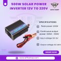 Power Inverter 500W Car Power Inverter 500W Solar Power Inverter Convert 12V To AC 220V Modified Sine Wave Voltage - Efficient Power Conversion. 