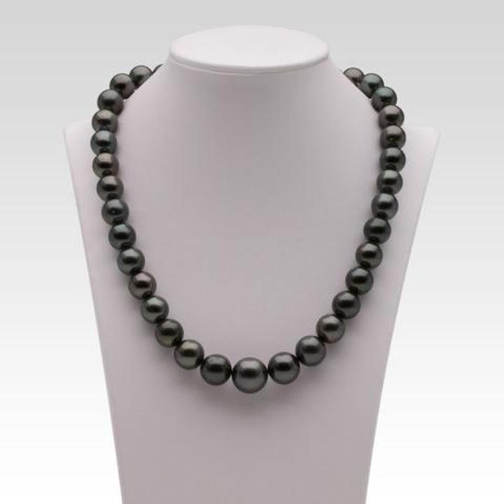 Necklaces Fashion Faux Pearls Long Pearl Necklace (Black) - Necklace For Girls