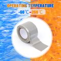 1.5M 2.5cm Pipe Repairing Rubber Patch Safe Electrical Wires Sealing Tape Waterproof Self-Fusing Silicone Tape Strong Leak-Proof Hose Strip Tape Home Improvement.