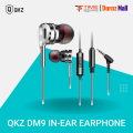 QKZ DM9 ZINC ALLOY HIFI METAL EARPHONE - Time Square.
