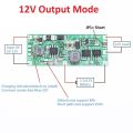 Mini UPS Circuit Module Output 9V/12V, Backup Battery Input 3.7V-4.2V Using Li-lon LiPo Lithium Battery or Similar, Mini UPS for Router Onu.