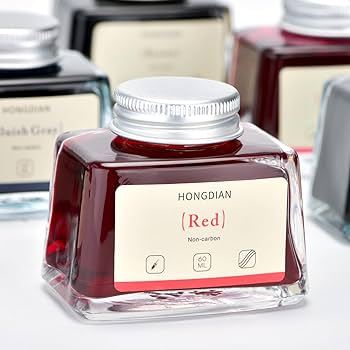 Hongdian%20Fountain%20Pen%20Bottled%20Ink%20RED,%2060ml%20-%20Image%202
