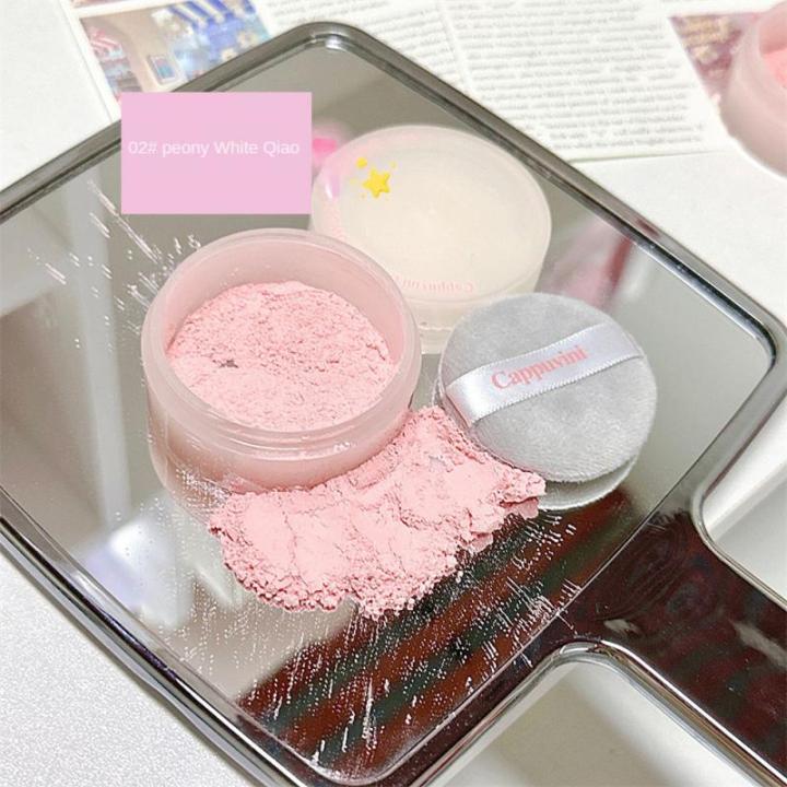 Cappuvini%20Blush%20Powder%20Pink%20Cheek%20Mineral%20Blush%20Loose%20Powder%20Matte%20Face%20Setting%20Tinted%20Blusher%20Rouge%20Cosmetics%20With%20Make-up%20Puff%20-%20Image%204