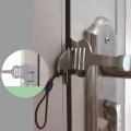 Portable Door Lock - Travel Hotel Lock, Privacy Door Lock for Any Doors, Anti-Theft Door Stopper for Home Security. 