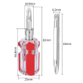 Multitool 2 in 1 Screwdriver Double Hand Slotted Star Flat Split Household Repair Tools. 