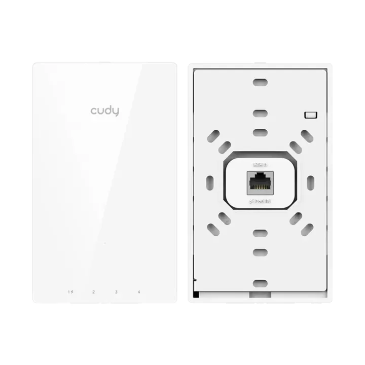 CUDY%20AP3000%20Wall%20AX3000%20Dual%20Band%20Wall-Plate%20Wi-Fi%206%20Access%20Point%20-%204-Stream%20Dual-Band%20Wi-Fi%206%20-%202402%20Mbps%20+%20574%20Mbps%20Wi-Fi%20-%201.3%20GHz%20Dual-Core%20CPU%20-%20Covers%2060%20m%C2%B2%20(650%20ft%C2%B2)%20with%20up%20to%2060%20Devices%20Connected%20%20-%20PoE%20Passthrough,%20Watchdog,%20Schedule%20Reboot%20-%20Image%203