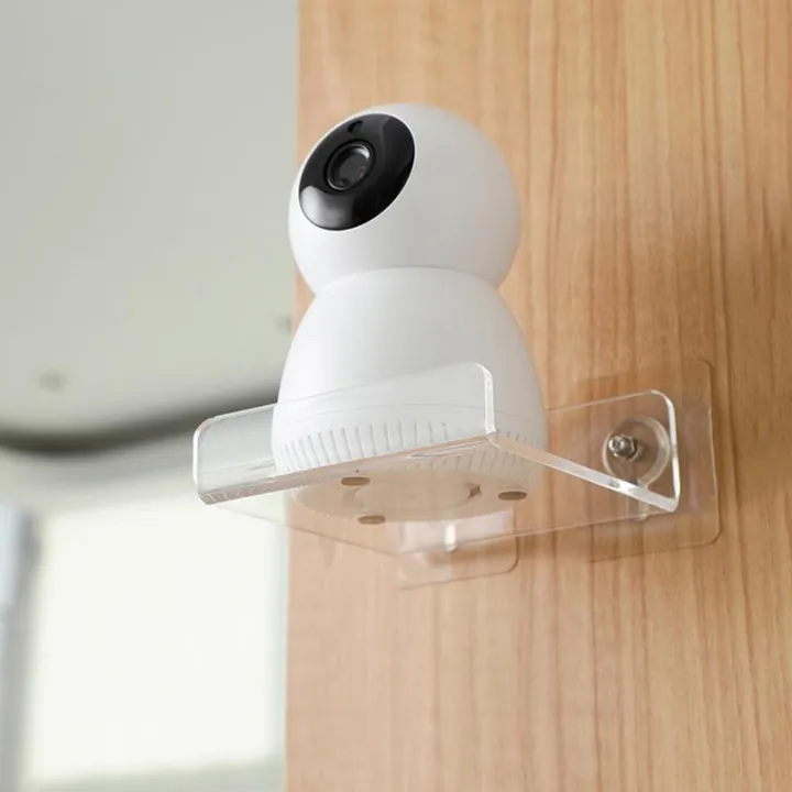 Wall%20Mounted%20Security%20Camera%20Shelf%20Transparent%20Floating%20Shelf%20For%20Router%20Punch-Free%20Shelf%20Adhesive%20Home%20Office%20Display%20Stand%20-%20Image%203