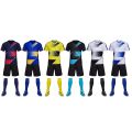 2 Piece Men Football Jersey Set DIY Custom 2023 New in Quick Dry Breathable College Club Team Professional Soccer Uniform Suit.