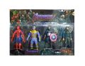 4 piece super hero avenger set toy action figure. 