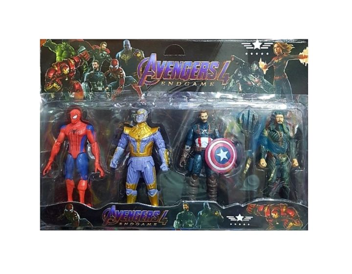 4%20piece%20super%20hero%20avenger%20set%20toy%20action%20figure%20-%20Image%203