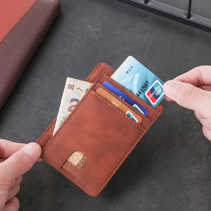 1pc%20Slim%20RFID%20Blocking%20Leather%20Wallet%20Credit%20ID%20Card%20Holder%20Purse%20Money%20Case%20for%20Men%20Women%202018%20Fashion%20Bag%2011.5x8x0.5cm%20-%20Image%208