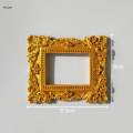 Mini Photo Frame Picture Frame Retro Ornate Jewelry Display Frame 3PCS Multi Shapes. 