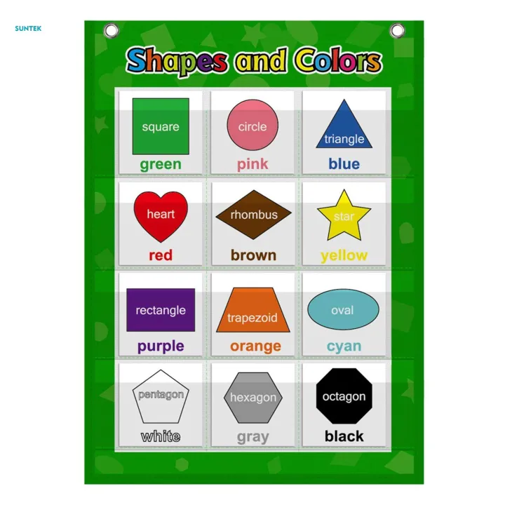 Foldable%20Pocket%20Chart%20Recognition%20Educational%2012%20Pockets%20Shape%20Color%20for%20Home%20Toddlers%20-%20Image%207